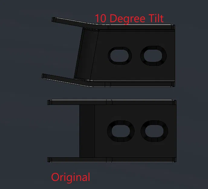 Bản Mod ngàm xích nghiêng 10 độ và 5 độ cho K1 Max (dùng được cho K1C & K1) - Image 1