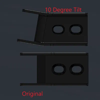 Bản Mod ngàm xích nghiêng 10 độ và 5 độ cho K1 Max (dùng được cho K1C & K1)