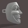 Mặt Nạ Anonymous Guy Fawkes (Mẫu in 3D) - Thumbnail 2