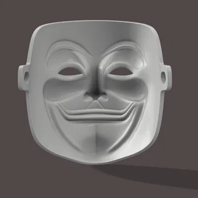Mặt Nạ Anonymous Guy Fawkes (Mẫu in 3D)