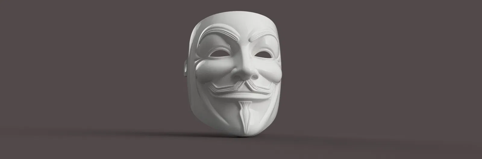 Mặt Nạ Anonymous Guy Fawkes (Mẫu in 3D) - Image 5