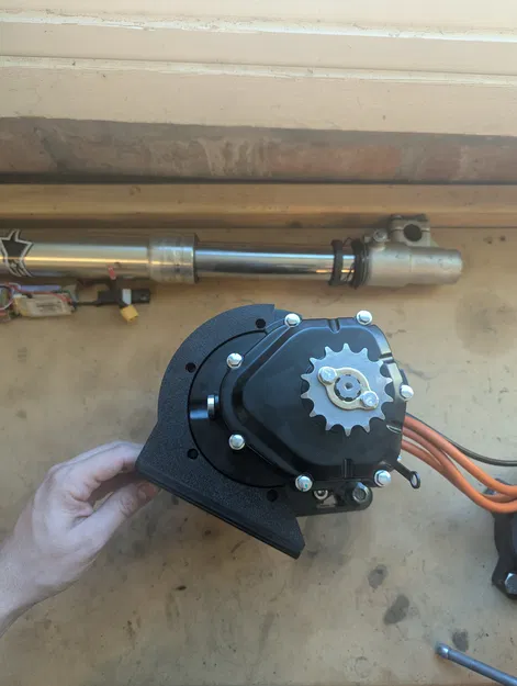 Ngàm gắn động cơ QS138 90H V3 Gear Reduction - Image 3