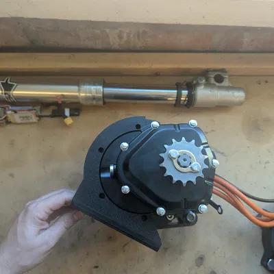 Ngàm gắn động cơ QS138 90H V3 Gear Reduction