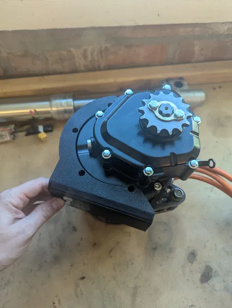 Ngàm gắn động cơ QS138 90H V3 Gear Reduction - Image 4