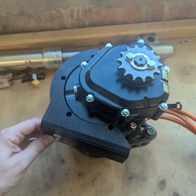 Ngàm gắn động cơ QS138 90H V3 Gear Reduction