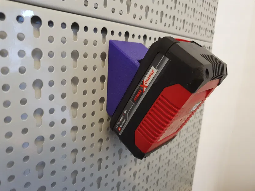 [Euro Pegboard] Giá treo pin Einhell Power X-Change 20 V - Image 1