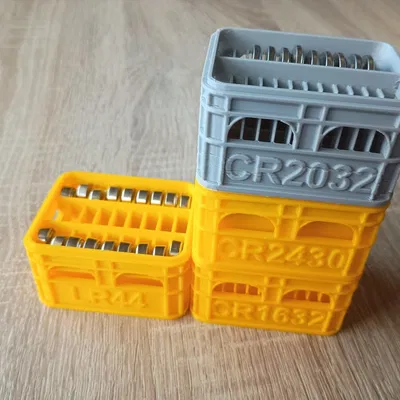 Khay Đựng Pin Hình Thùng Bia Xếp Chồng Được