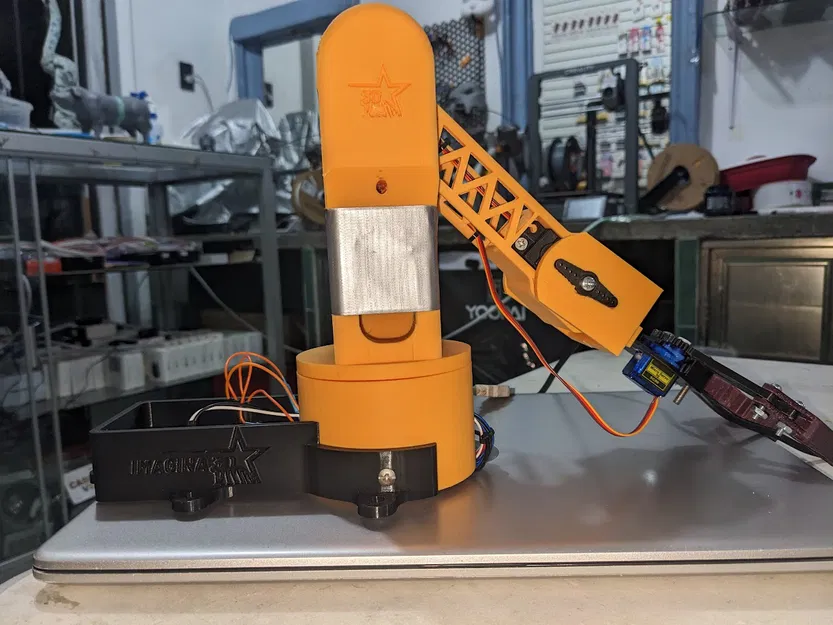 Cánh tay robot có thể tùy chỉnh - File SolidWorks và STEP - Image 2