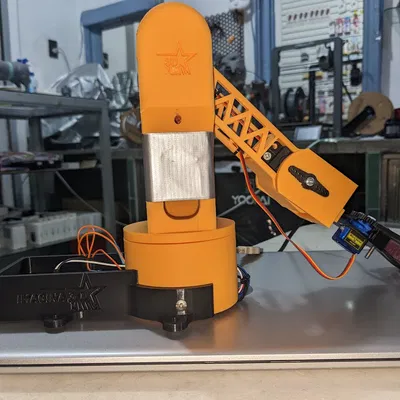 Cánh tay robot có thể tùy chỉnh - File SolidWorks và STEP