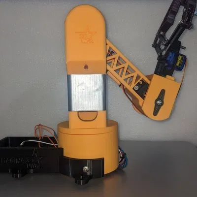 Cánh tay robot có thể tùy chỉnh - File SolidWorks và STEP