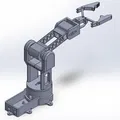 Cánh tay robot có thể tùy chỉnh - File SolidWorks và STEP - Thumbnail 5