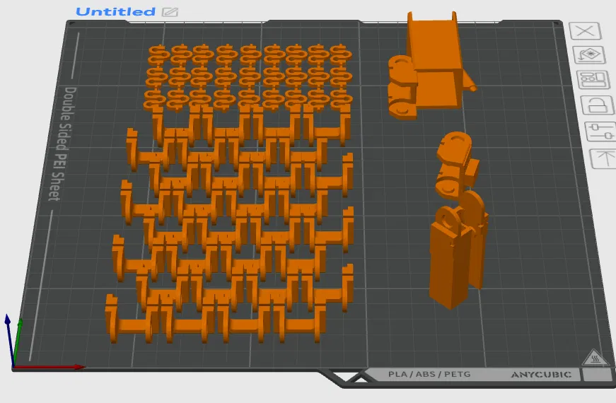 Bộ xích dẫn cáp Anycubic Kobra 3 - Giải pháp đi dây gọn gàng - Image 2