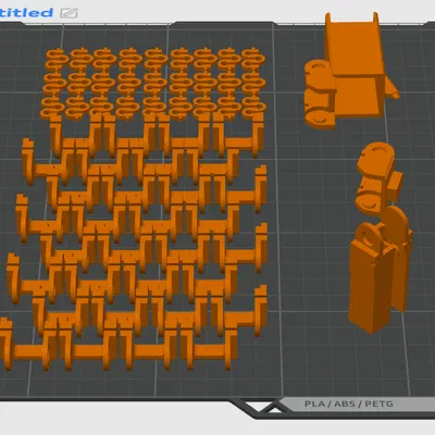 Bộ xích dẫn cáp Anycubic Kobra 3 - Giải pháp đi dây gọn gàng