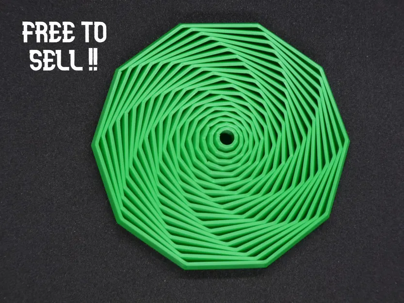 Đồ chơi giải trí Decagon Fidget 20 vòng - Mẫu in 3D độc đáo - Image 1