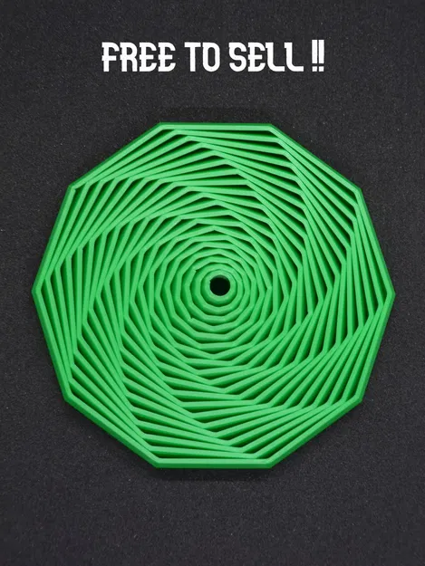 Đồ chơi giải trí Decagon Fidget 20 vòng - Mẫu in 3D độc đáo - Image 2