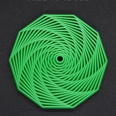 Đồ chơi giải trí Decagon Fidget 20 vòng - Mẫu in 3D độc đáo