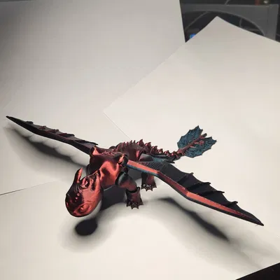 Mô hình rồng Toothless Flexi đáng yêu in 3D chất lượng cao