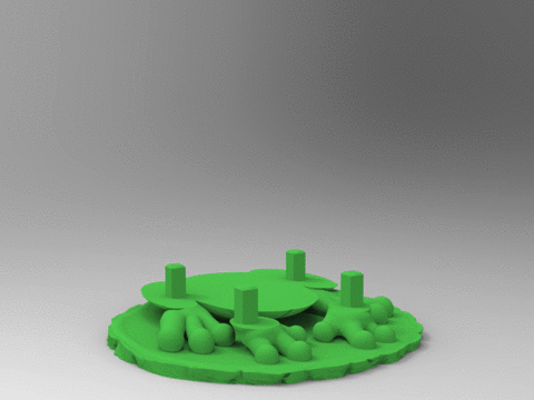 Mô hình giải đố 3D chú ếch - Đồ chơi in 3D 18 mảnh lắp ráp - Thumbnail 2