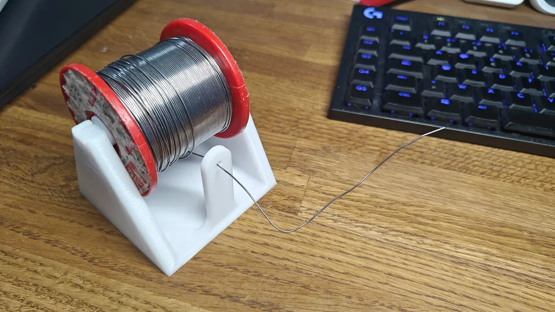 Giá đỡ cuộn thiếc hàn 3D tiện lợi, nhỏ gọn cho góc DIY - Image 1