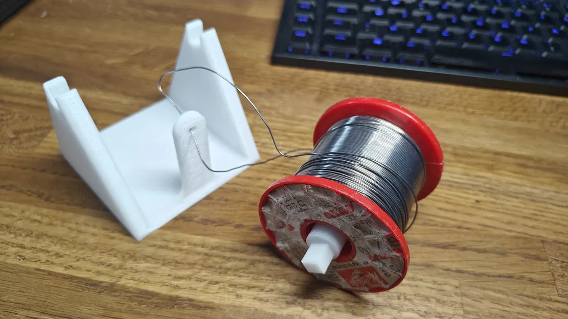 Giá đỡ cuộn thiếc hàn 3D tiện lợi, nhỏ gọn cho góc DIY - Image 2