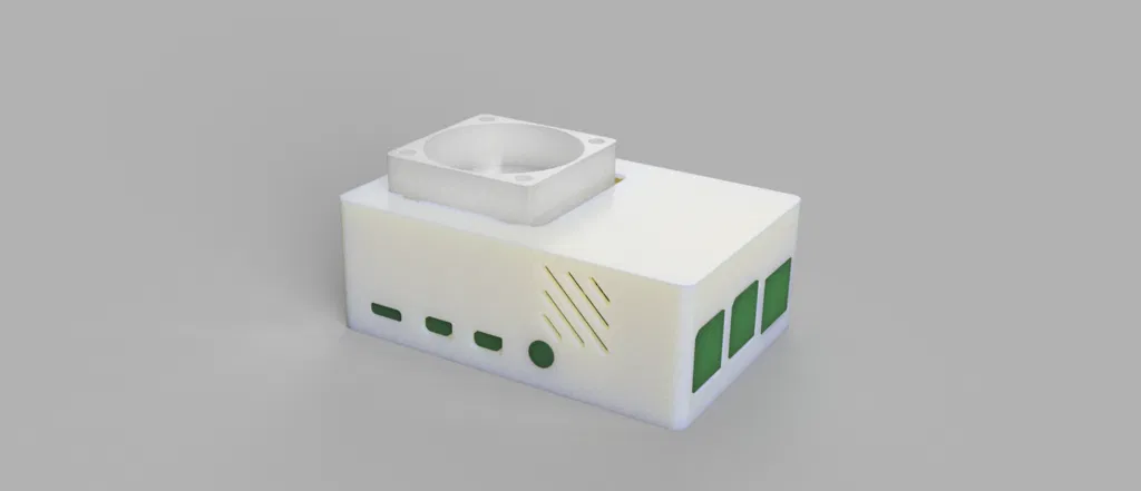 Vỏ case Raspberry PI 4B cho tản nhiệt Low Profile Ice Tower - Image 2