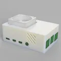 Vỏ case Raspberry PI 4B cho tản nhiệt Low Profile Ice Tower - Thumbnail 2