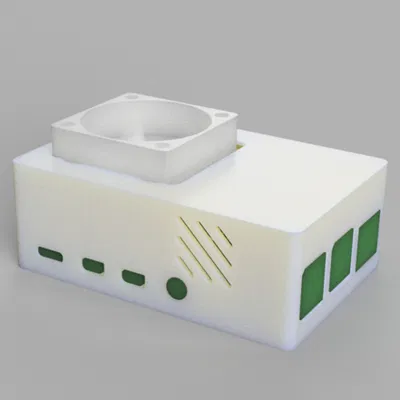 Vỏ case Raspberry PI 4B cho tản nhiệt Low Profile Ice Tower