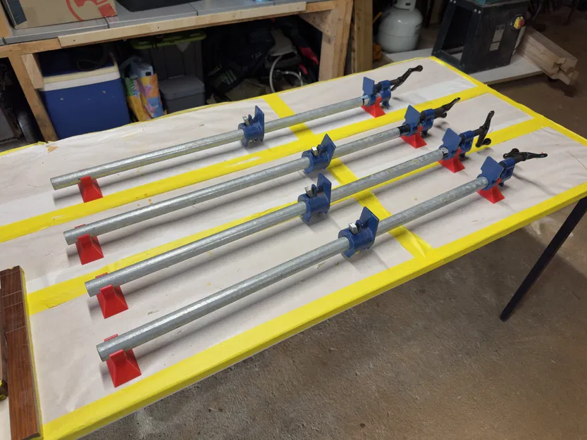 Chân đế kẹp ống (Pipe Clamp Stands) cho thợ mộc - Image 5