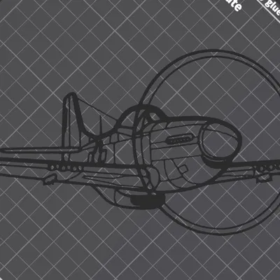 Mô hình treo tường máy bay P-51 Mustang 3D độc đáo