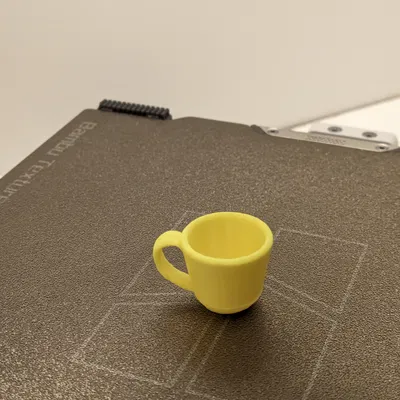 Móc khóa hình ly cà phê mini