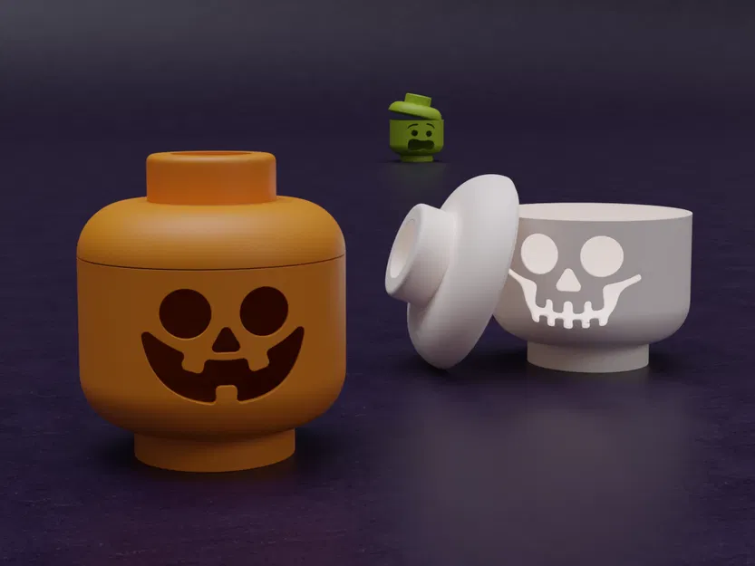 Đĩa Đựng Kẹo hoặc Đèn Cầy Hình Đầu Nhân Vật - Image 5