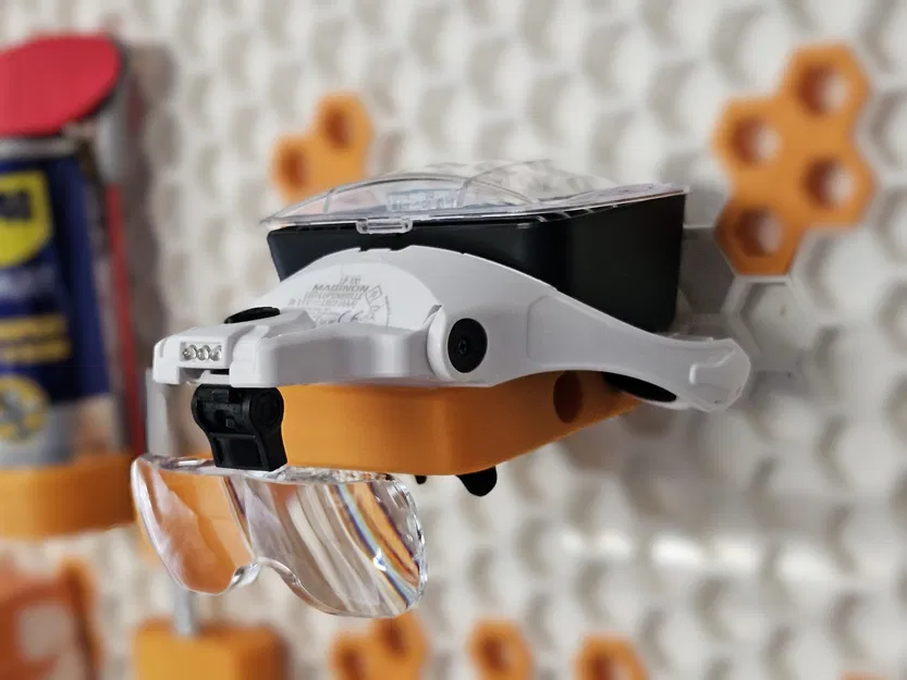 Giá đỡ kính lúp LED cho HSW, Skadis, Multiboard (Maginon, Parkside) - Image 1