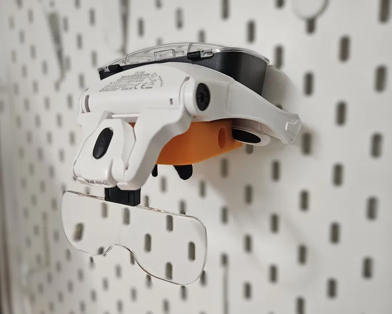 Giá đỡ kính lúp LED cho HSW, Skadis, Multiboard (Maginon, Parkside) - Image 4