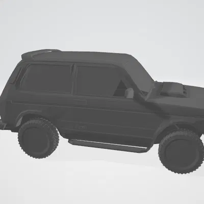 Mô hình in 3D xe Lada Niva (VAZ-2121, VAZ-2131)