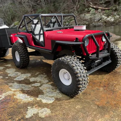 Mô hình xe RC Rock Crawler THUMPER tỉ lệ 1:8 của BlackCrow (Không cần support!)