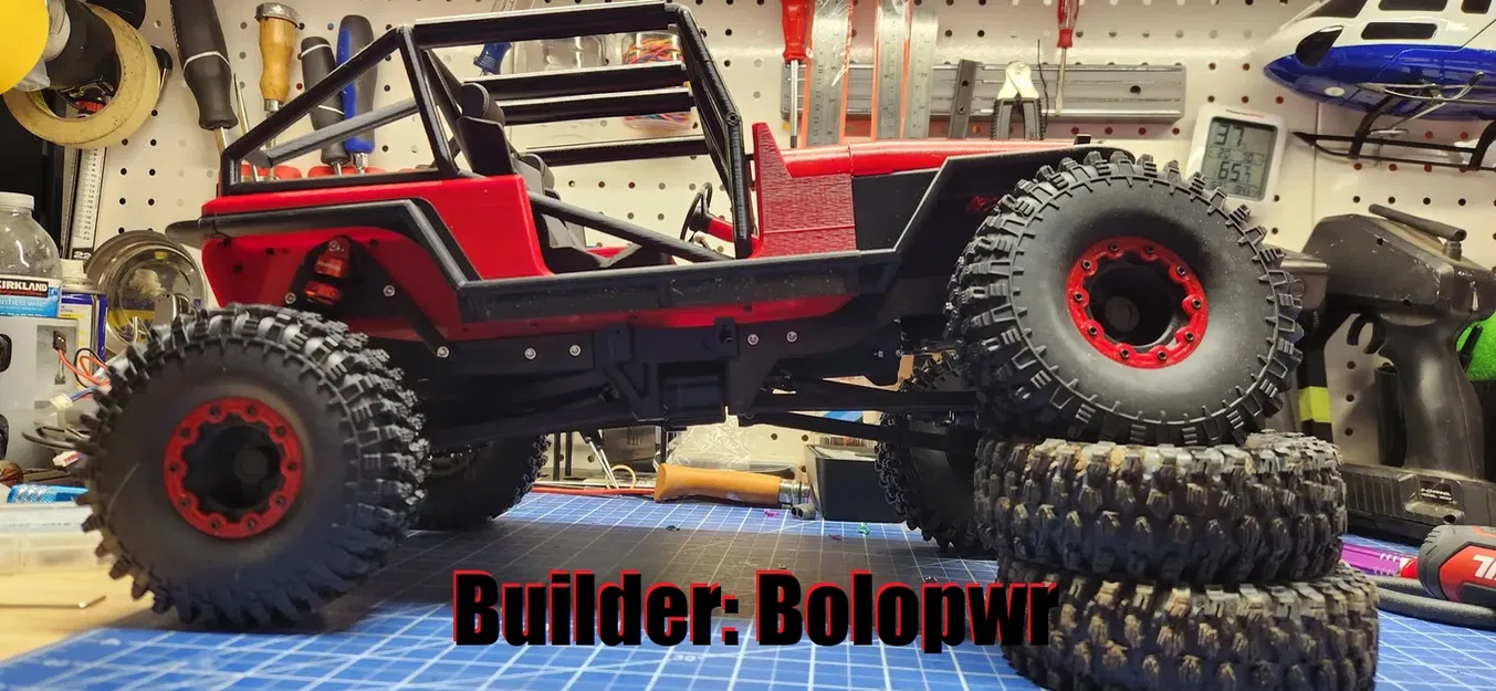 Mô hình xe RC Rock Crawler THUMPER tỉ lệ 1:8 của BlackCrow (Không cần support!) - Image 34