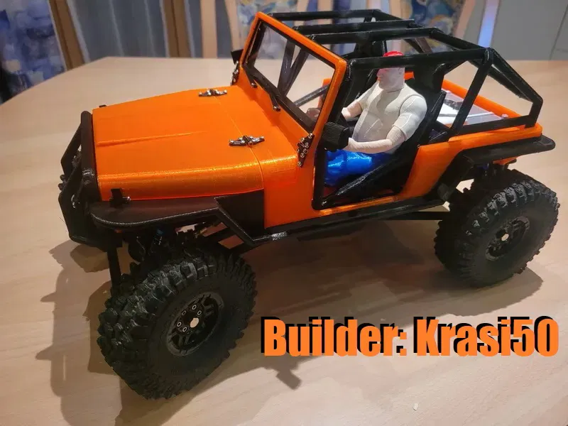 Mô hình xe RC Rock Crawler THUMPER tỉ lệ 1:8 của BlackCrow (Không cần support!) - Image 35