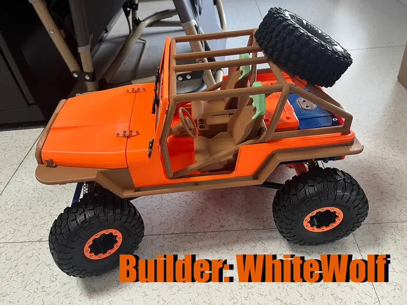 Mô hình xe RC Rock Crawler THUMPER tỉ lệ 1:8 của BlackCrow (Không cần support!) - Image 37