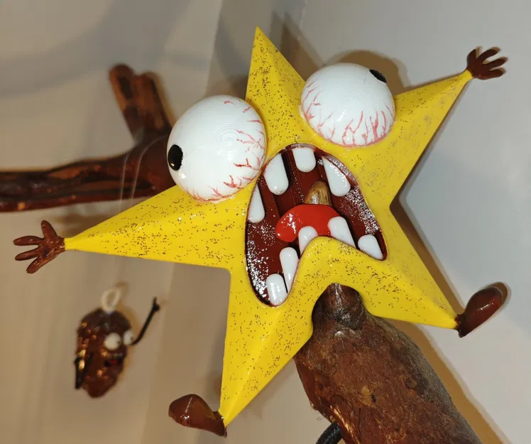 Ngôi sao la hét / Screaming Star - Đồ trang trí Noel hài hước - Image 12