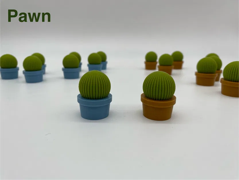 Bộ Cờ Vua Hình Xương Rồng Độc Đáo - Image 3