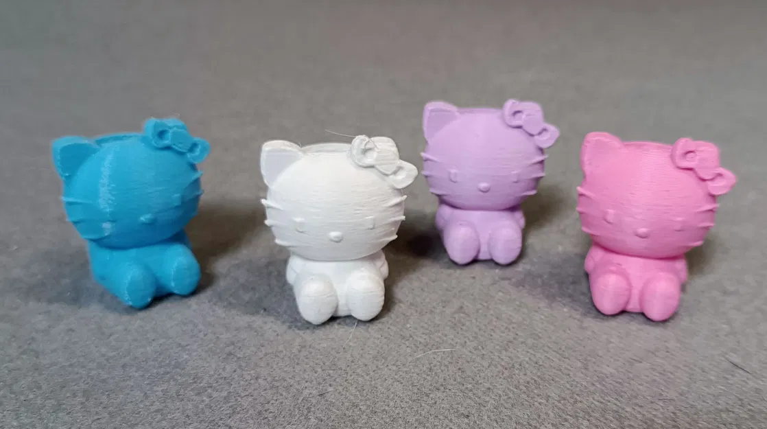 Vòng giữ khăn quàng Hello Kitty Woggle - Dễ in, không cần hỗ trợ - Image 1