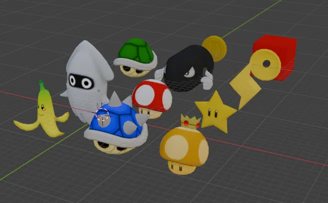 Bộ sưu tập vật phẩm Mario Kart - Image 1