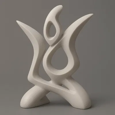 Tác phẩm điêu khắc trừu tượng hữu cơ (Abstract Organic Sculpture)