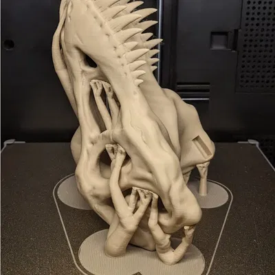 Mô hình T-rex 200% - Đã sửa lỗi, tối ưu support và nâng cấp hộp sọ