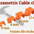 Kẹp Cố Định Dây Cáp Thông Minh - Parametric Cable Clip (Tùy Chỉnh) - Thumbnail 1