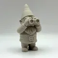 Mô hình 3D chú lùn làm vườn Peeking Garden Gnome trang trí độc đáo - Thumbnail 1