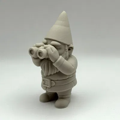 Mô hình 3D chú lùn làm vườn Peeking Garden Gnome trang trí độc đáo