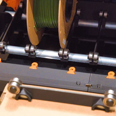 Giá đỡ cuộn filament 6 vị trí (V1 & V2) dùng vòng bi cho Prusa Drybox