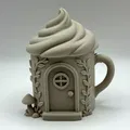 Mô hình Cốc Nhà Cổ Tích Cà Phê (Coffee Fairy House Mug) - Thumbnail 1