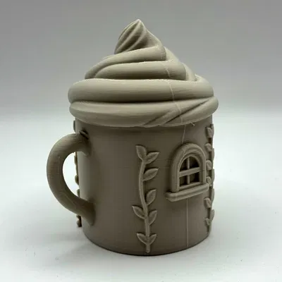 Mô hình Cốc Nhà Cổ Tích Cà Phê (Coffee Fairy House Mug)